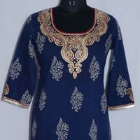 Cotton Embroidered Kurtis