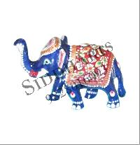 MEENAKARI ART METAL ELEPHANT