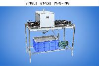 single stage washing machine for glass bottle