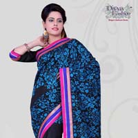 5000 series Attached Border Sarees