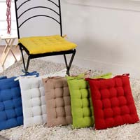 SOLID COTTON CHAIR PAD