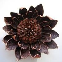 leather flower