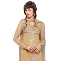 Cream- Ladies Georgette Suits