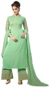 Green Georgette Suits