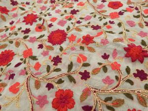 georgette embroidery fabric