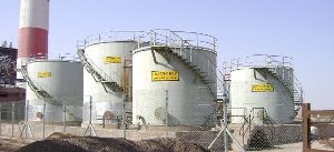 Oil Handling System With Storage Tanks