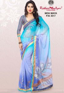 RekhaManiyar Fashions Chiffon Fancy Printed Saree 8517