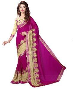 Light Purple Colour Marble Party Wear Saree