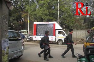 led mobile  vans on hire for road shows