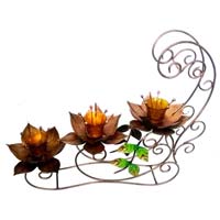 lotus table candle holder