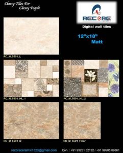 12x18 Matt Series Wall Tiles