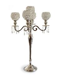 Five Arms Crystal Candelabra