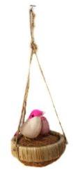 Handicraft handmade hanging nest of coconut fibre