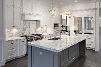 Marble kitchen countertop