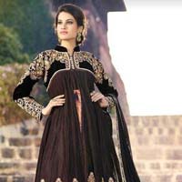 Ladies Crystal Anarkali Suit