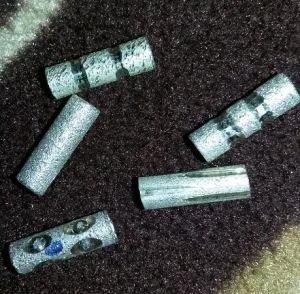 silver tube beads