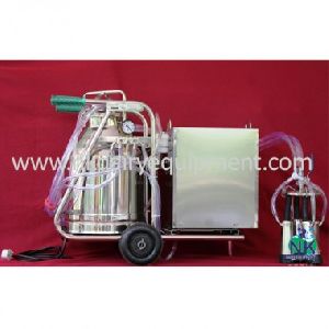 DOUBLE BUCKET ELECTRIC BATTERY OPERATED MILKING MACHINE