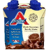 Atkins Dark Chocolate Royale Shake.