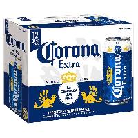 Corona Extra Beer Cans 12 oz