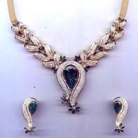 Precious Stone Necklace Set