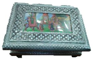 oxidized silver jewellery box