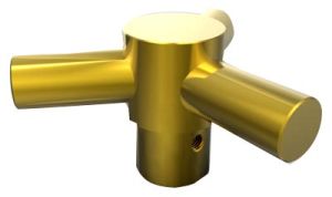 Brass Cross Handle