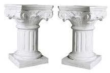 White Marble Pillars