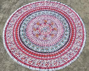 Beautiful Indian Mandala Hippie Round Tapestry Beach Throw Towel