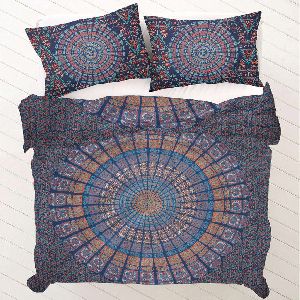 Bohemian Indian Mandala Handmade Floral Duvet Cover