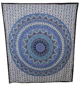 Boho Indian Mandala Tapestry Cotton Bedsheet wall hanging