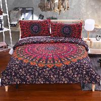 Floral Pink Indian Mandala Duvet Cover