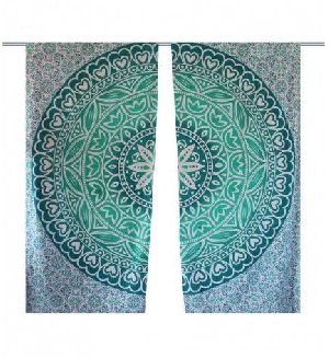 Hippy Indian Mandala Handmade Window Curtain