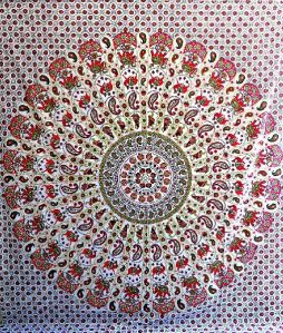 Indian Ethnic Mandala Tapestry Cotton Bedsheet