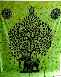 Tree Of Life Indian Mandala Tapestry Beach Throw