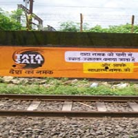 Wall Painting Advertising For Railway