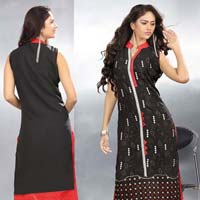 Black Gerogette Kurti