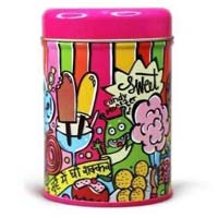 Printed Paper Tin Container