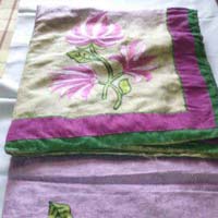 embroidered cotton saree