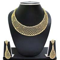 Zaveri Pearls Austrian Diamond Necklace Set