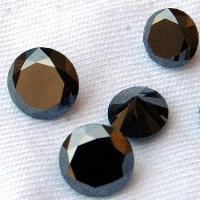 Loose Black Moissanite Diamonds
