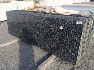 Indian Coin Black Granite Stone