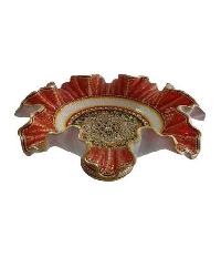 Marble Flower Shaped Bowl