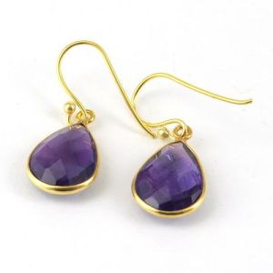 Sterling Silver Earrings Amethyst