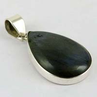 Gemstone Silver Pendant