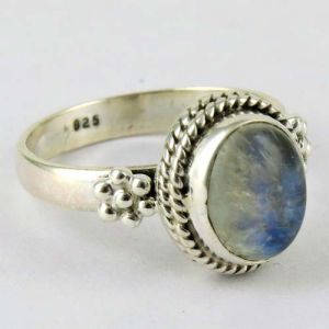 rainbow moonstone Ring