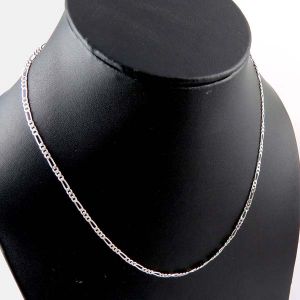 Springring Lock Plain Silver Sterling Silver Chain