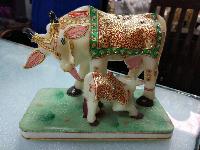 Marble Cow Statues
