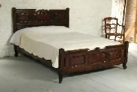 antique wooden bed