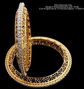 Diamond Bangles