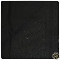 black Lucknowi Chikan Embroidery Fabric